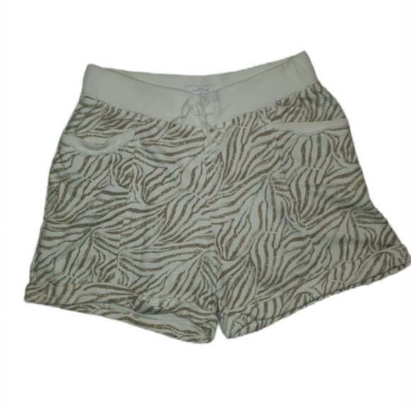 New Directions Studio Drawstring Shorts || Animal Stripes || Large EUC - Picture 1 of 10